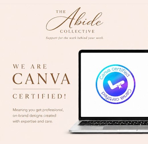 The Abide Collective is Canva Certified